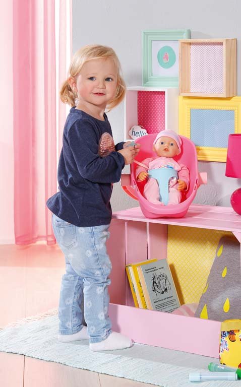 Кукла My Little Baby Born с креслом-переноской, 32 см.  